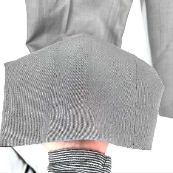 Talbots Silk Rayon Blend Trouser Pants size 6 straight leg career professional - Picture 3 of 8